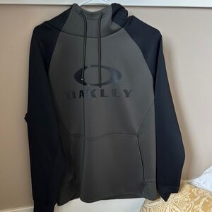 Oakley Black and Gray Hoodie
